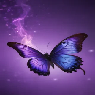 butterfly purple background