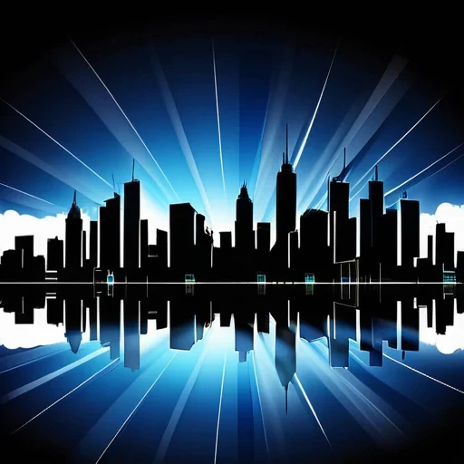 city skyline background