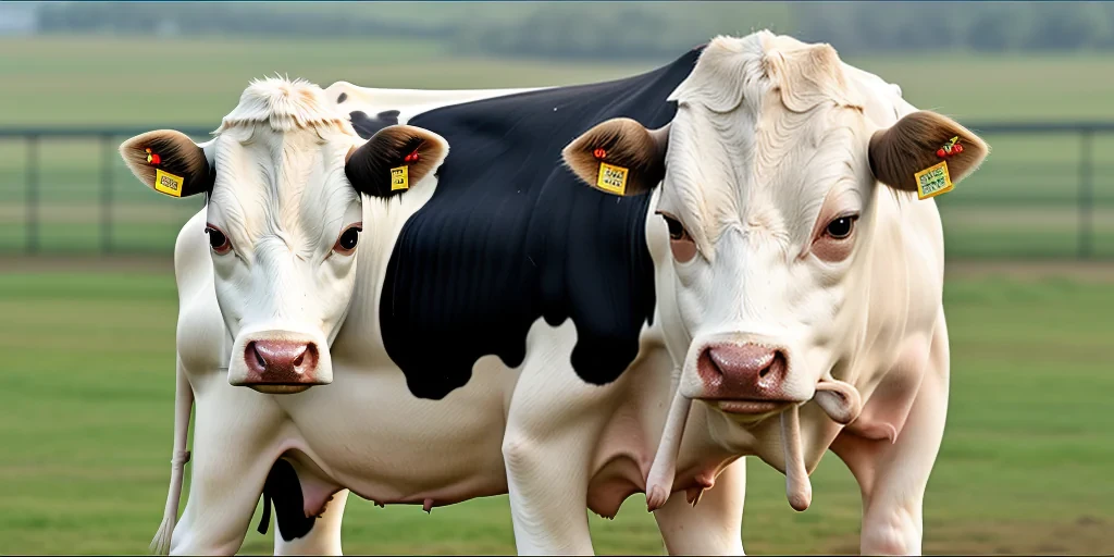 transparent cow