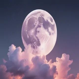 pastel aesthetic moon wallpaper