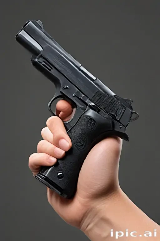 holding gun png