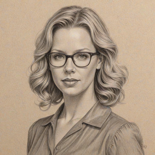Stunning Jessica St. Clair, pencil sketch, portrait of Captivating woman 1934s in glasses, hair style beatnik, outline, clear lines, fine lines, 8k