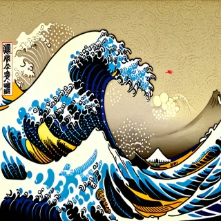 great wave wallpaper