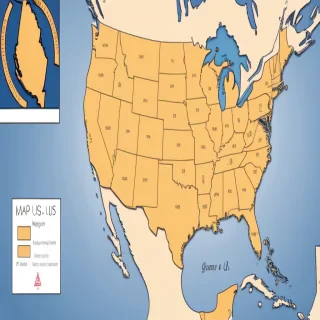 map of us