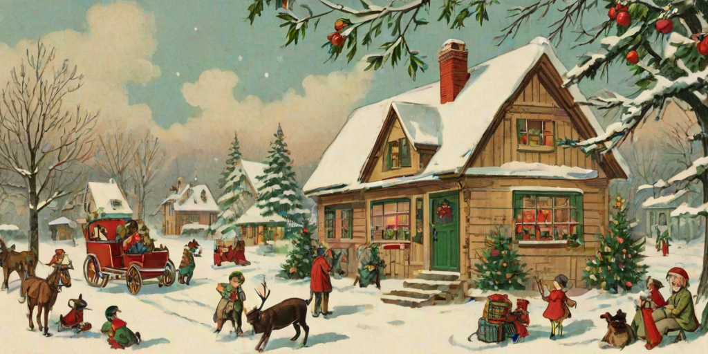 free vintage printables christmas