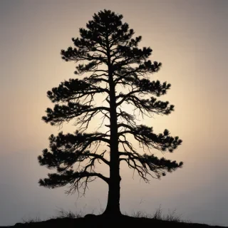 pine tree silhouette png