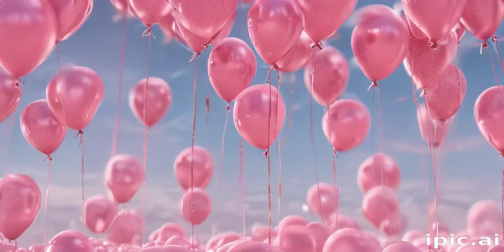 pink balloons png