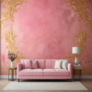 pink and gold background