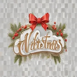 merry christmas transparent