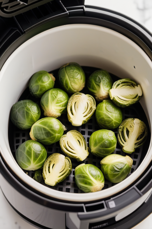 frozen brussel sprouts in air fryer