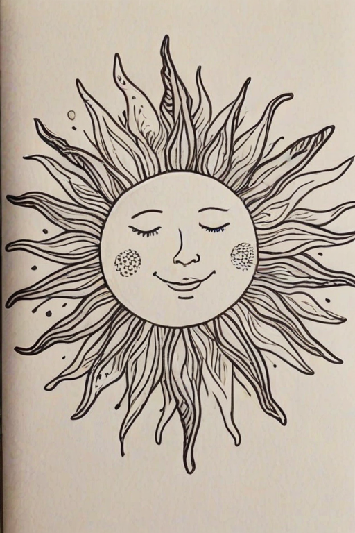 sun doodle