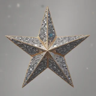 glitter star png