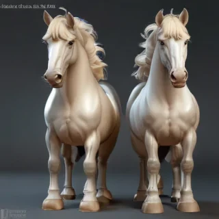 image of a cartoon horse