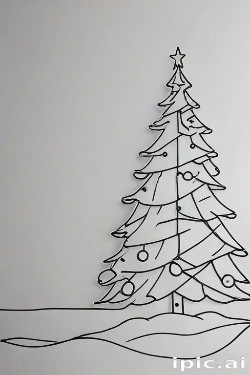 christmas outline