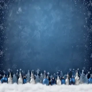 blue christmas bg
