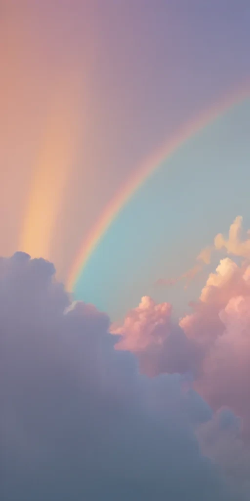 pastel rainbow