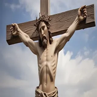 a picture of jesus on the cross