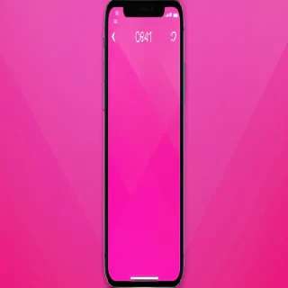 pink home screen