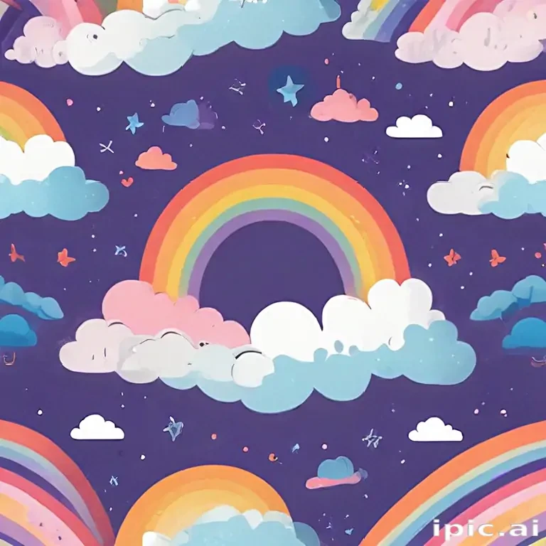 cute rainbow backgrounds