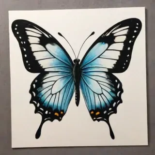 picture of butterfly drawing