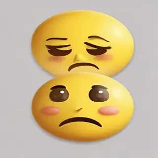sad face emoji png