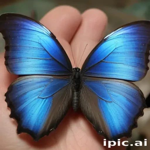 blue morpho butterfly