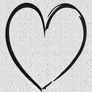 heart outline transparent
