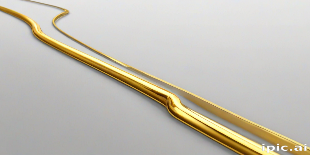 golden line png