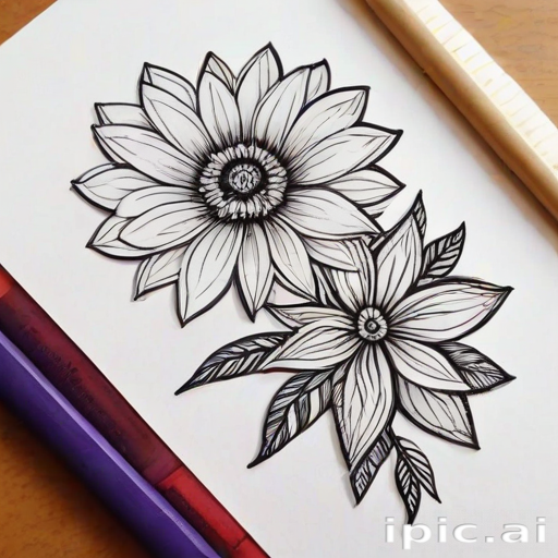 flower doodle art