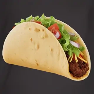 transparent taco