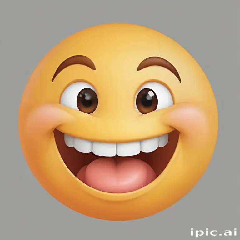 laugh emoji transparent background