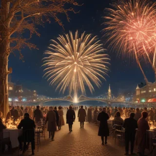 vintage new years images