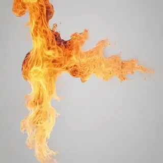 fire clear background