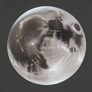 transparent moon