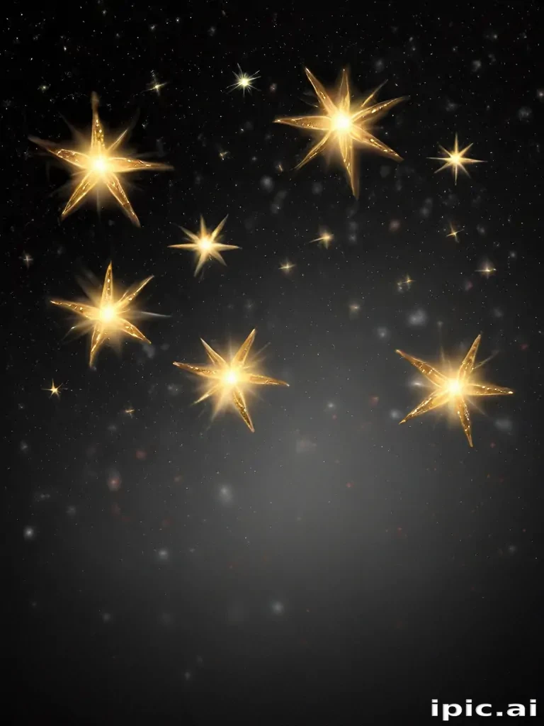glittering stars png