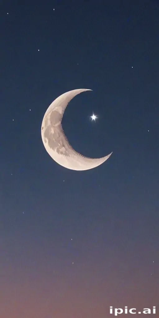 aesthetic crescent moon