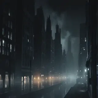 dark city background