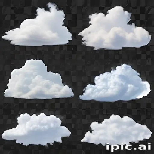 clouds with transparent background