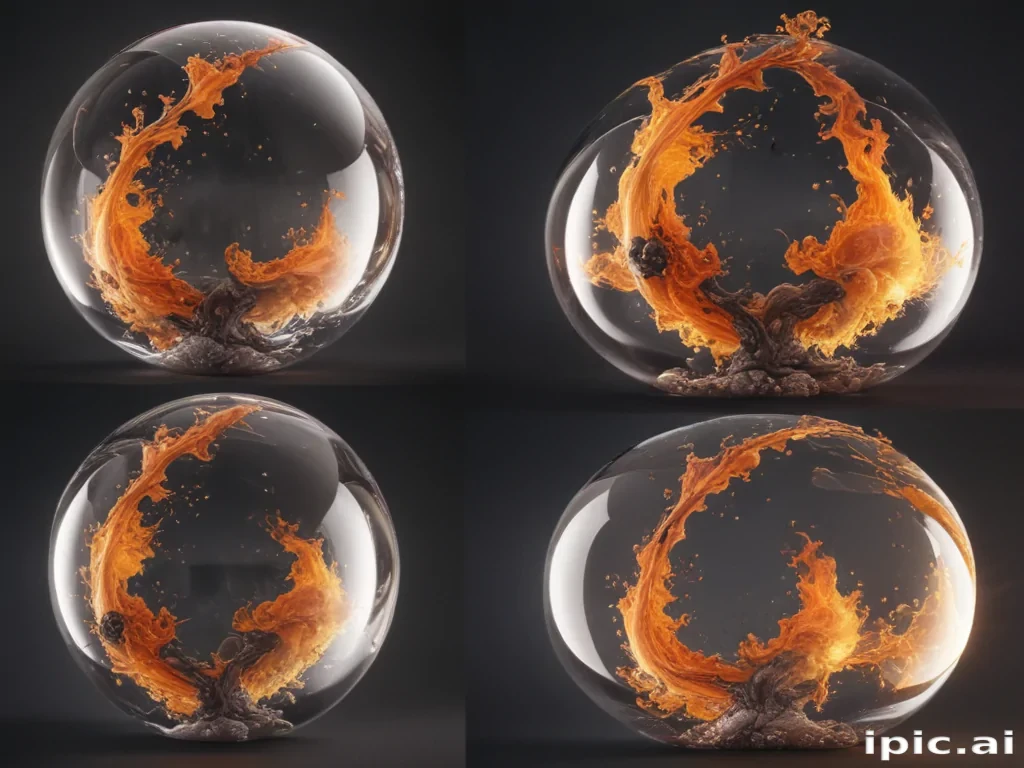 transparent bomb