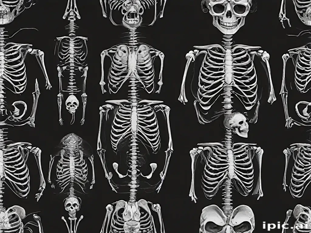 skeleton background