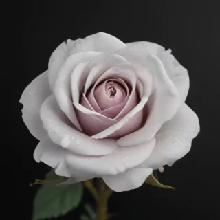 rose with black and white background