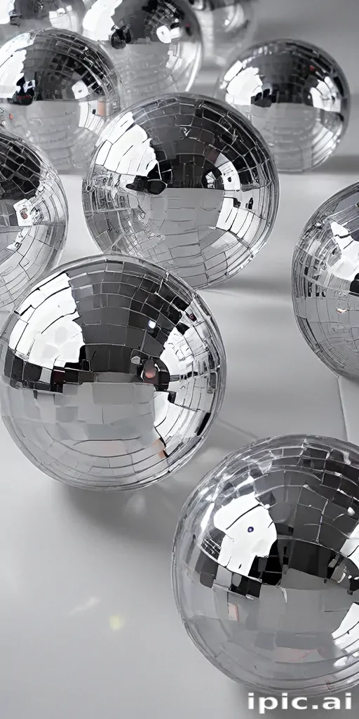 transparent disco balls