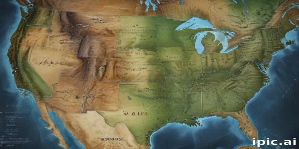mapa usa