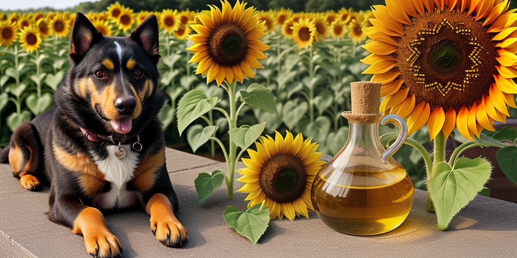 can dogs have sunflower oil