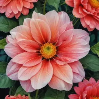 flower drawings color
