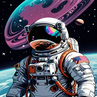 aesthetic astronaut wallpapers