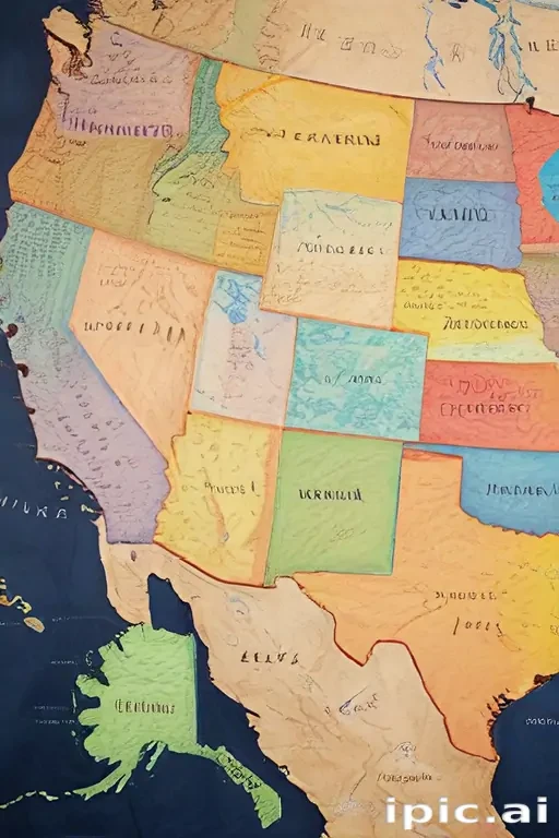 usa map states