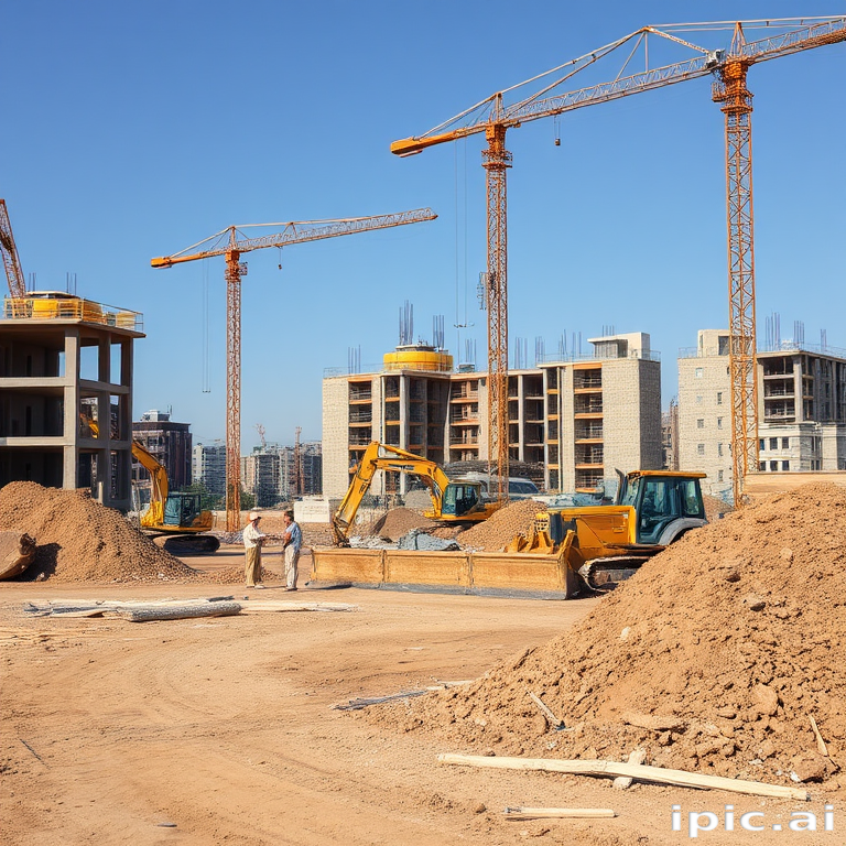 construction site background