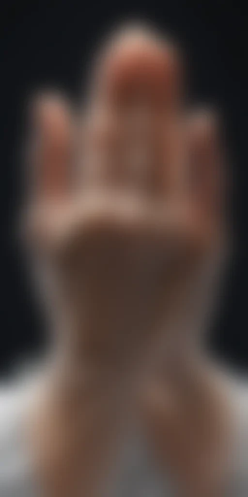 praying hands transparent