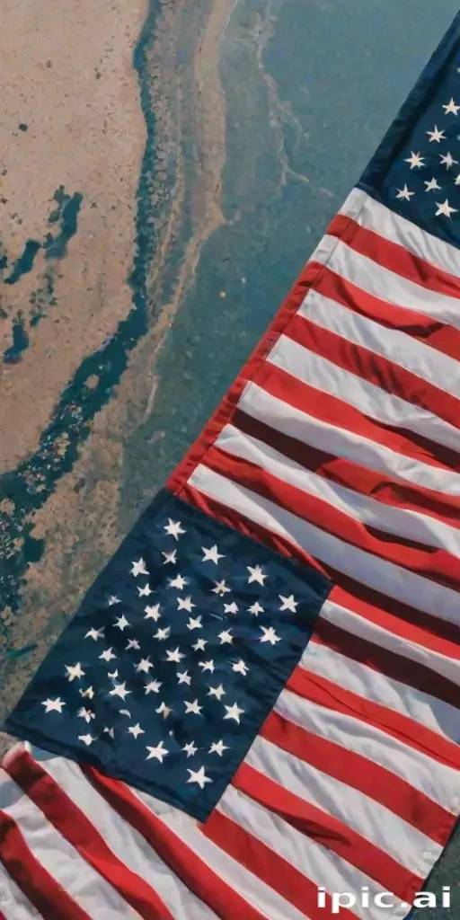 american flag aesthetic